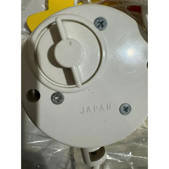 Vintage Sevi Wood Circus Themed Baby Mobile music clowns tigers sun rainbow - Picture 7 of 8